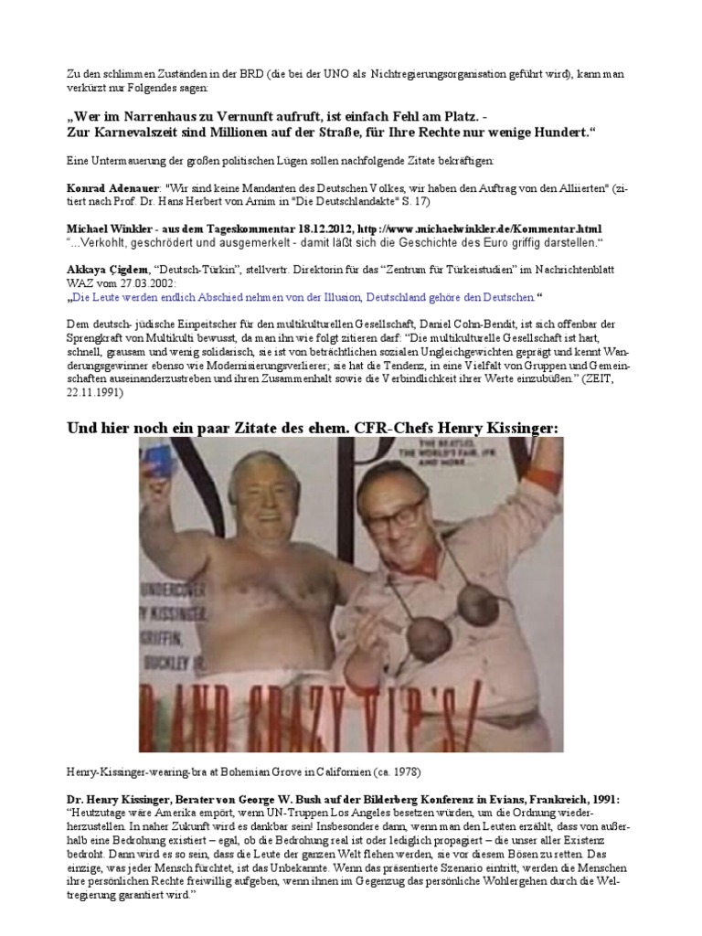 Henry Kissinger Zitate