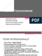 Teori Interaksionisme