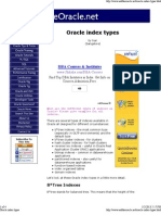 Oracle Index Types