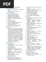 Analista Administrativo Conteúdo programático