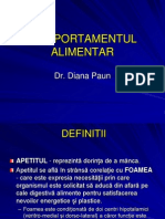 COMPORTAMENTul ALIMENTAR