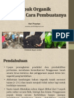 Pembuatan Pupuk Organik Hariprasetyo 2013