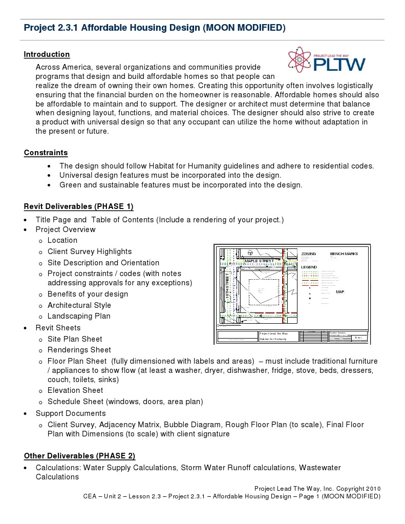 Habitat Project Rubric PDF Design