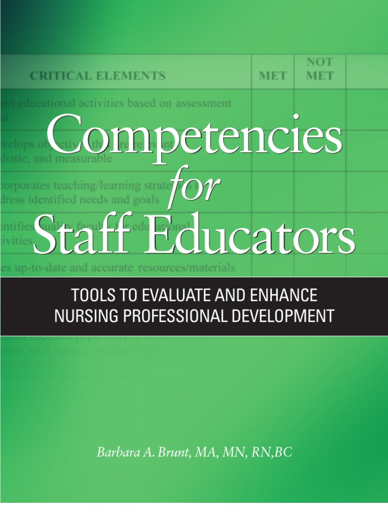 Competencies of Staff Educators | PDF | Competence (Human Resources ...