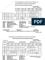 Time Table -ISE