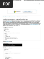 C Palindrome Program, C Program For Palindrome - Programming Simplified