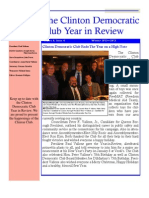 The Clinton Democratic Club 2012 Year in Review