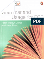 Test Your Grammar and Usage for Fce - Peter Watcyn-jones, Jake Allsop - Penguin English Guide - 2002