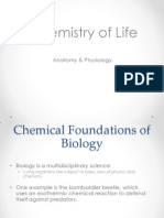 Chemistry of The Human Body Powerpoint Lecture