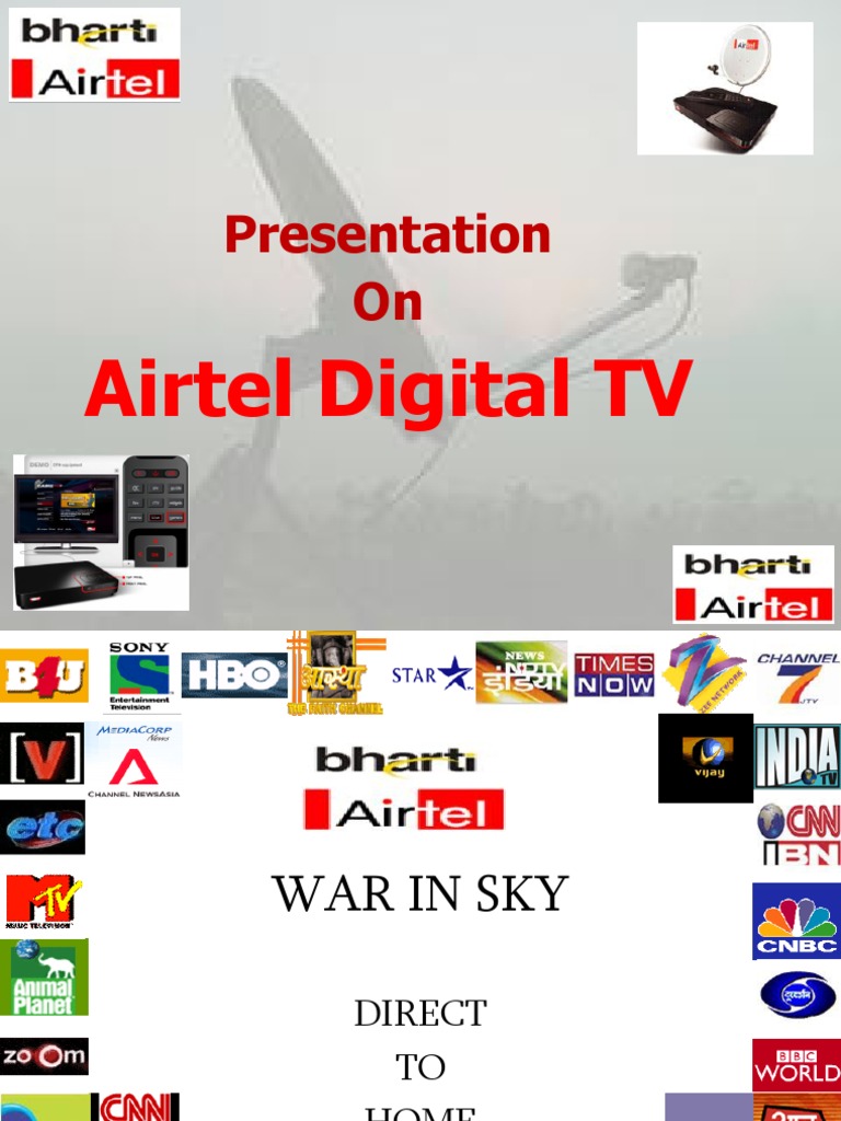 Presentation On Airtel Digital TV PDF Direct Broadcast Satellite