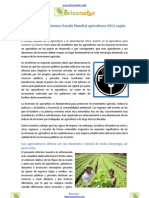 Resumen y Conclusiones: Estado Mundial Agricultura 2012 Según FAO