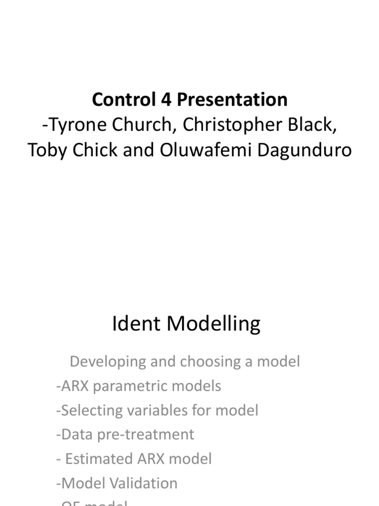 ARX Model Development and Validation Guide | PDF