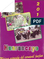 Carnaval Del Barrio de Huarancayo 2013