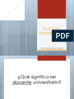 Docente universitario y planificación educativa odonto-USAT 2012