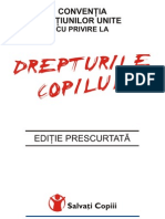 Brosura - Drepturile Copiiilor