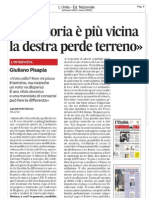 Pisapia: La Vittoria È Più Vicina, La Destra Perde Terreno