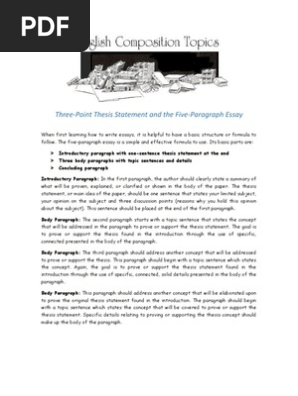 Five Paragraph Essay