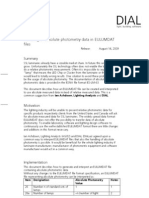 Handling of Absolute Photometry Data in EULUMDAT Files