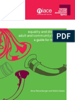Equality and Diversity in Adult and Community Learning: A Guide For Managers