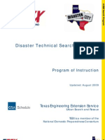 Disaster Technical Search Specialist Program Instruction