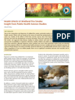 Health Effects of Wildland Fire Smoke: Insight From Public Health Science Studies