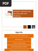 Strategic Capital Group Workshop #6: DCF Modeling