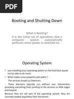 Booting and Shutting Down