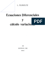 Elsgoltz, L. - Ecuaciones Diferenciales y Cálculo Variacional PDF