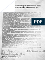 Documento Comitati Ambiente Per Candidati Abruzzo