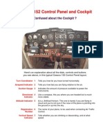 Cessna 152 Control Panel