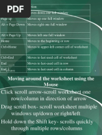 Command in MS Excel