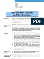 Doing Business in China - Different Bank Accounts and Their Functions