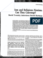 Interview with David Hartman.-Pluralism and Religious Zionism