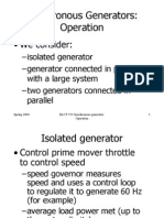 Synchronous Generators: Operation: - We Consider