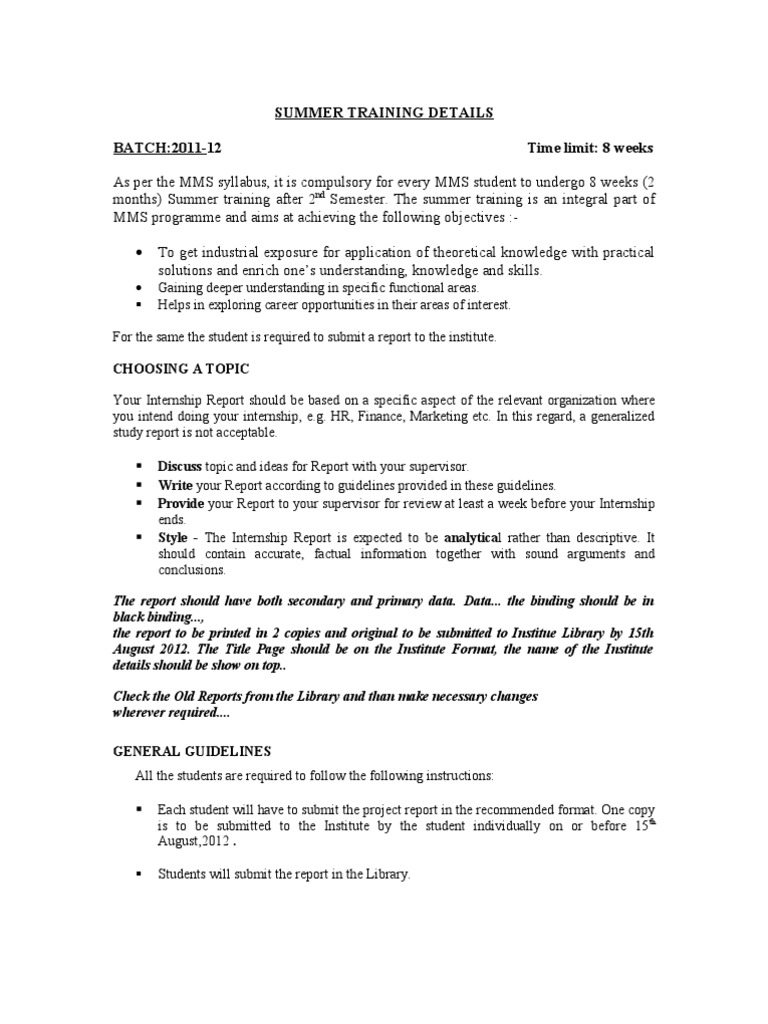 Content writing internship report image