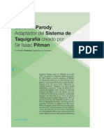 Guillermo Parody: Adaptador Del Sistema de Taquigrafía Creado Por Sir Isaac Pitman