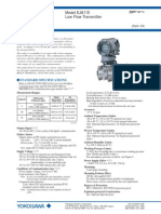 Yokogawa Low Flow Transmitter Eja115 Gs 28