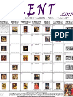 2013 Lenten Calendar - EO White