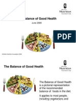 The Balance of Good Health Guide to a Healthy Diet