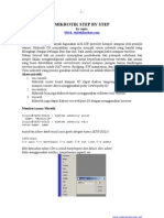 Download Tutorial Mikrotik Step by Step by Bambang Waluyojati SKom SN12508154 doc pdf