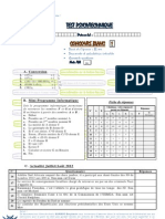 Test Psychotechnique 2012 - 1