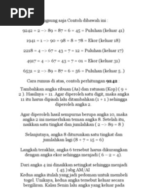 Rumus Nomor Pdf