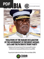 Download Zambia Violations of the Harare Declaration by President Michael Sata and the Patriotic Front Party by Robert Amsterdam SN125093235 doc pdf
