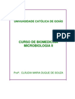 Microbiologia II Curso Biomedicina