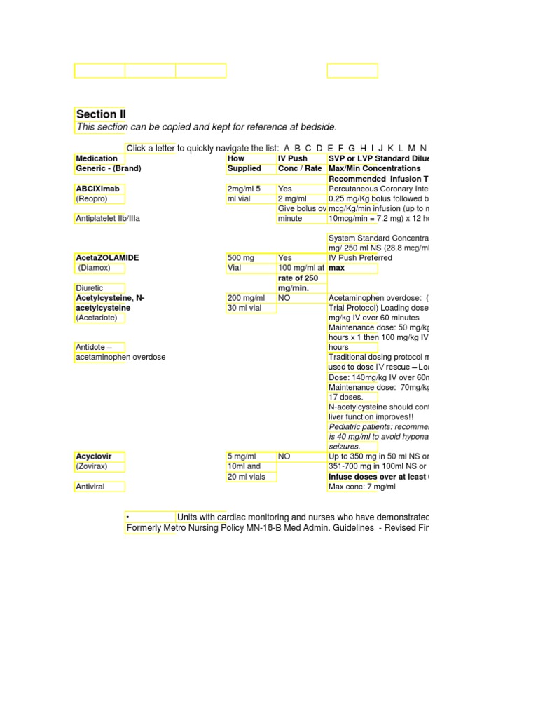 Medication Administration Policy Intravenous Therapy Pharmaceutical