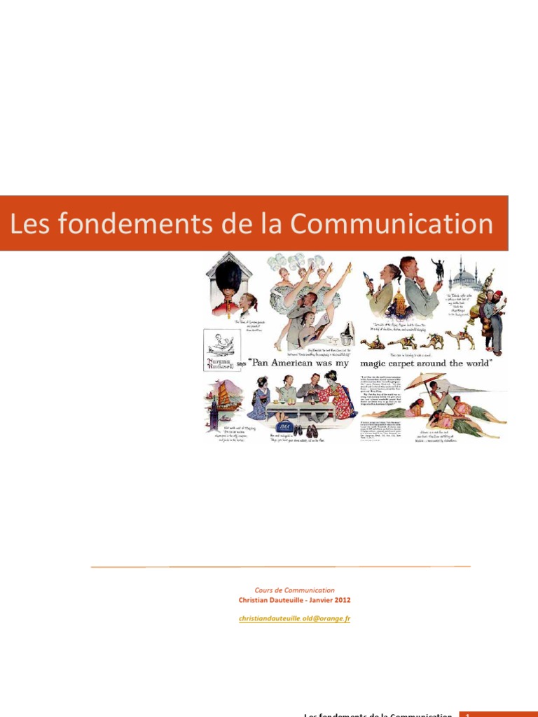 Les Fondements de La Communication PDF | PDF | Publicité | Média ...
