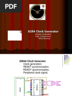 8284 Clock Generator: Asawari Dudwadkar Dept. of Electronics VESIT, Mumbai