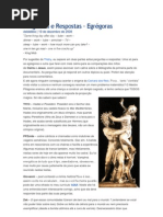 Perguntas e Respostas – Egrégoras