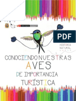 Libro colorear-Conociendo Nuestras Aves de importancia Turística