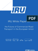 IRU White Paper on the Future of Commercial Road Transport in the European Union